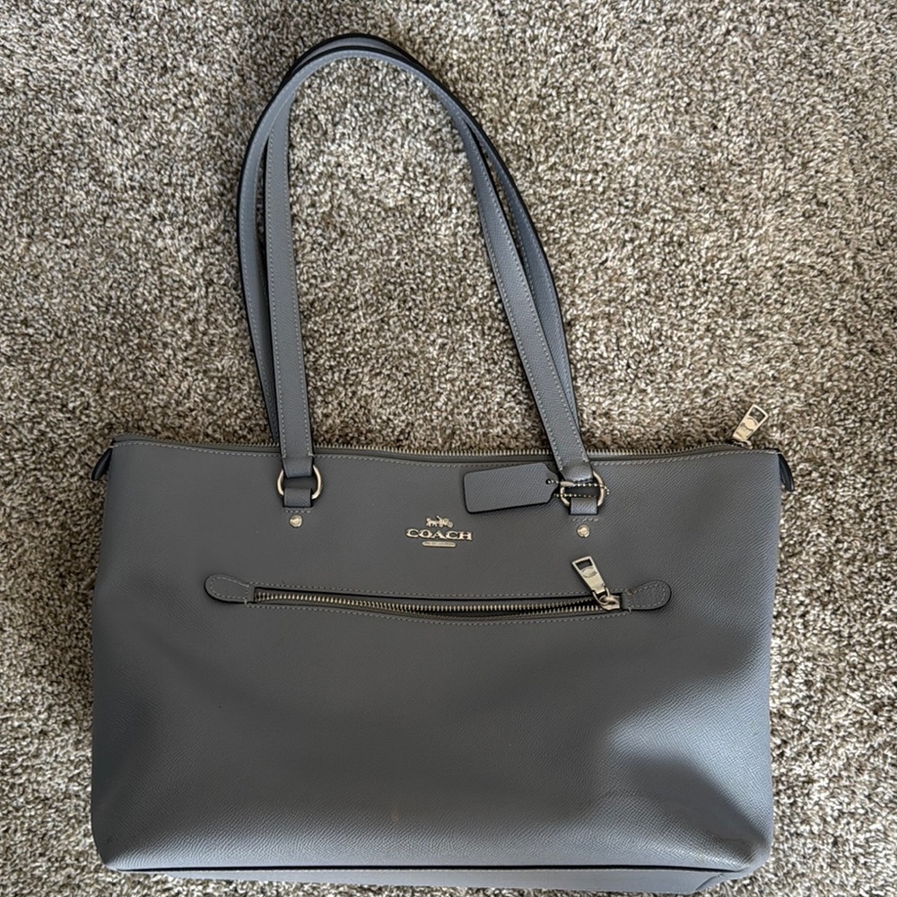 Coach Blue Gray Tote Bag